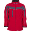Planam Plaline Softshelljacke rot/schiefer XS rot/schiefer - Vorschaubild