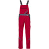 Planam Highline Damen Latzhose rot/schiefer 34 rot/schiefer/schwarz - Vorschaubild