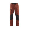 BLAKLADER 14591845 Service Trousers with Stretch Work Trousers Men - stretch panels