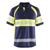 Blaklader BLAKLADER 33381051 Hi Vis Polo Shirt with UV protection Hi Vis Reflective Short Sleeve Work Polo MEN - 100% Polyester - 333810518933
