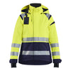 Blaklader BLAKLADER 49041987 Women's Hi Vis Shell Jacket Hi Vis Reflective Shell Work Jacket WOMEN - Waterproof - 490419873389