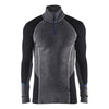 Blaklader 48991732 Underwear zip neck top WARM 100% merino - 489917329699
