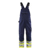 Blaklader BLAKLADER 26621800 Hi Vis Bib overall Hi Vis Reflective Work Bib Trousers Men - Class 1 Certified - 266218008933