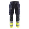 Blaklader BLAKLADER 14871512 Multinorm Inherent trousers with stretch Hi Vis Reflective Work Trousers Men - Ripstop Fabric - 148715128933