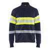 Blaklader BLAKLADER 34621762 MULTINORM Hi Vis Reflective Full-Zip Work Sweatshirt MEN - Flame Retardant - 346217628933