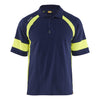 Blaklader BLAKLADER 35281050 Polo Shirt with Hi vis Hi Vis Reflective Short Sleeve Work Polo MEN - 60% Cotton 40% Polyester - 352810508933