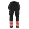Blaklader BLAKLADER 18212513 | Hi vis Softshell Trousers Hi Vis Reflective Work Trousers Men - Waterproof - 182125139955