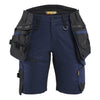 Blaklader BLAKLADER 71751149 STRIKER Women's Craftsman Shorts with Stretch Work Shorts Women - Cordura Denim - 717511498699