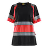 Blaklader BLAKLADER 34101030 Women’s Hi Vis T Shirt Hi Vis Reflective Short Sleeve Work T-Shirt WOMEN - 100% Cotton - 341010309955