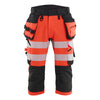 Blaklader BLAKLADER 11231648 HI VIS PIRATE TROUSERS 4 WAY STRETCH Hi Vis Reflective Work Pirate Bermuda Men - double weave - 112316485599