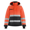 Blaklader BLAKLADER 48721987 Women's Hi Vis Winter Jacket Hi Vis Reflective Work Jacket WOMEN - Waterproof - 487219875599