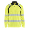 Blaklader BLAKLADER 35981013 UV Protected Long Sleeved Polo Shirt Hi Vis Hi Vis Reflective Long Sleeve Work Polo MEN - 100% Polyester - 359810133399