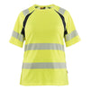 Blaklader BLAKLADER 35032537 Women’s Hi Vis T shirt Hi Vis Reflective Short Sleeve Work T-Shirt WOMEN - Moisture Wicking - 350325373399