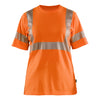 Blaklader BLAKLADER 35022537 Women's Hi vis T shirt Hi Vis Reflective Short Sleeve Work T-Shirt WOMEN - 55% Polyester - 350225375300