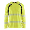 Blaklader BLAKLADER 35991013 Hi Vis UV Protected Long Sleeved T Shirt Hi Vis Reflective Long Sleeve Work T-Shirt MEN - 100% Polyester - 359910133399