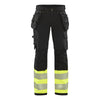 Blaklader BLAKLADER 71931642 | Women's hi vis trouser with 4 way stretch Hi Vis Reflective Work Trousers Women - Water Repellent - 719316429933