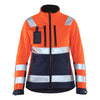 Blaklader BLAKLADER 49022517 Women's Hi Vis Softshell Jacket Softshell Work Jacket WOMEN - Waterproof - 490225175389
