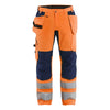 Blaklader BLAKLADER 15521811 | Hi Vis Trousers with Stretch Hi Vis Reflective Work Trousers Men - Class 2 Visibility - 155218115389