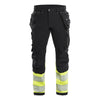 Blaklader BLAKLADER 19931642 Hi Vis 4 way stretch trousers Hi Vis Reflective Work Trousers Men - Water Repellent - 199316429933