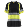 Blaklader BLAKLADER 34101030 Women’s Hi Vis T Shirt Hi Vis Reflective Short Sleeve Work T-Shirt WOMEN - 100% Cotton - 341010309933