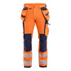 Blaklader BLAKLADER 19971642 | Hi Vis trousers 4 way stretch Hi Vis Reflective Work Trousers Men - Water Repellent - 199716425389