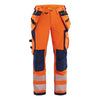 Blaklader BLAKLADER 71971642 | Women's Hi Vis trousers with 4 way stretch Hi Vis Reflective Work Trousers Women - Water Repellent - 719716425389