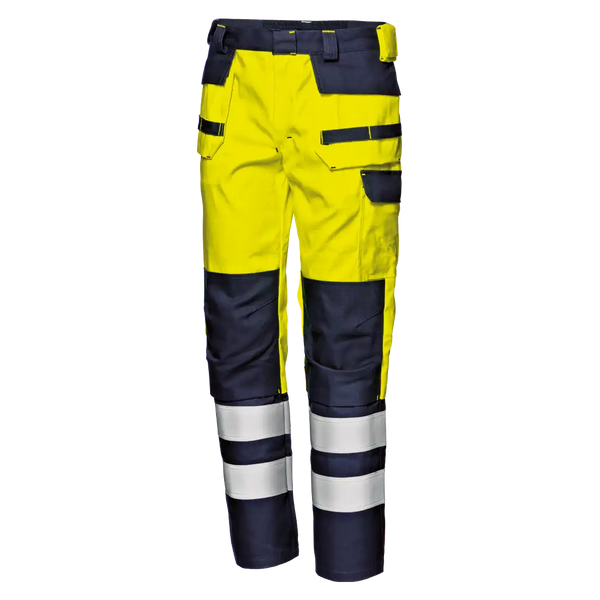Pantalon de travail haute visibilité avec bandes réfléchissantes et EN 20471