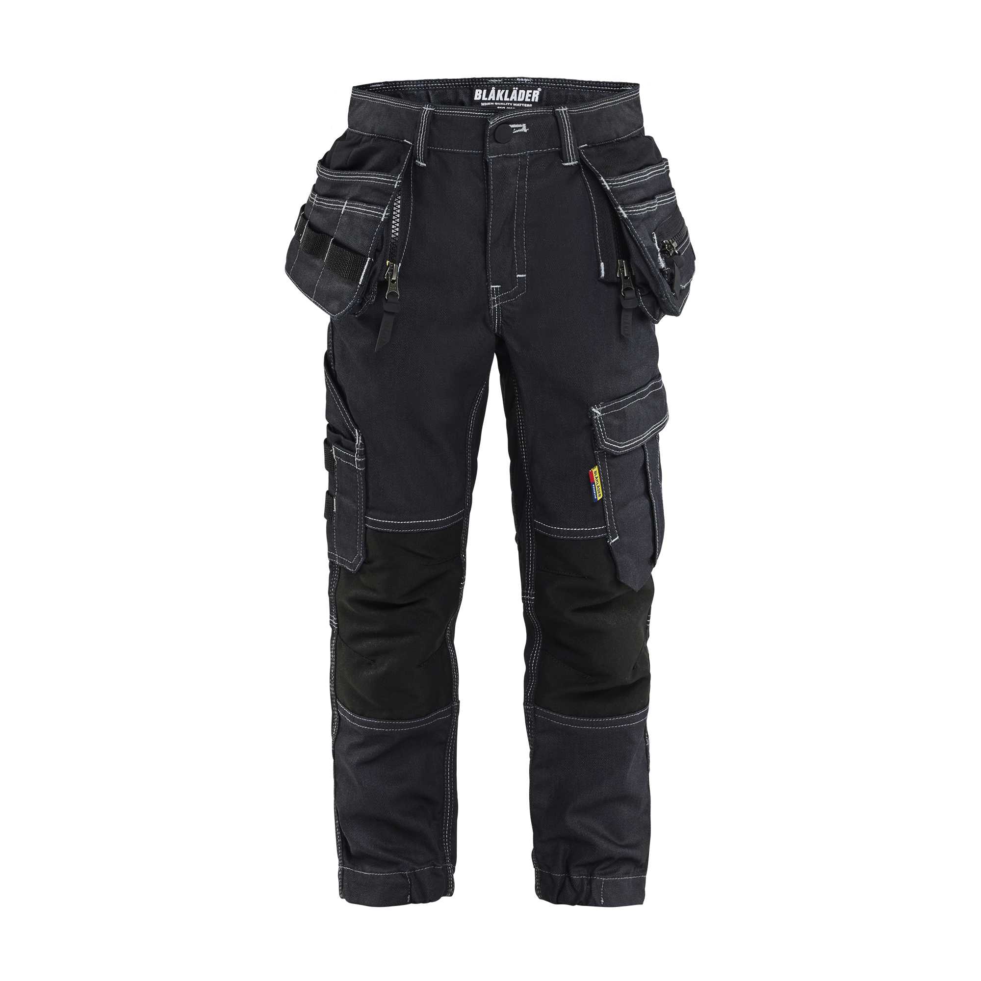 BLAKLADER 52251147 Children’s Craftsman Trousers Stretch X1900 Work Trousers Men - CORDURA Denim