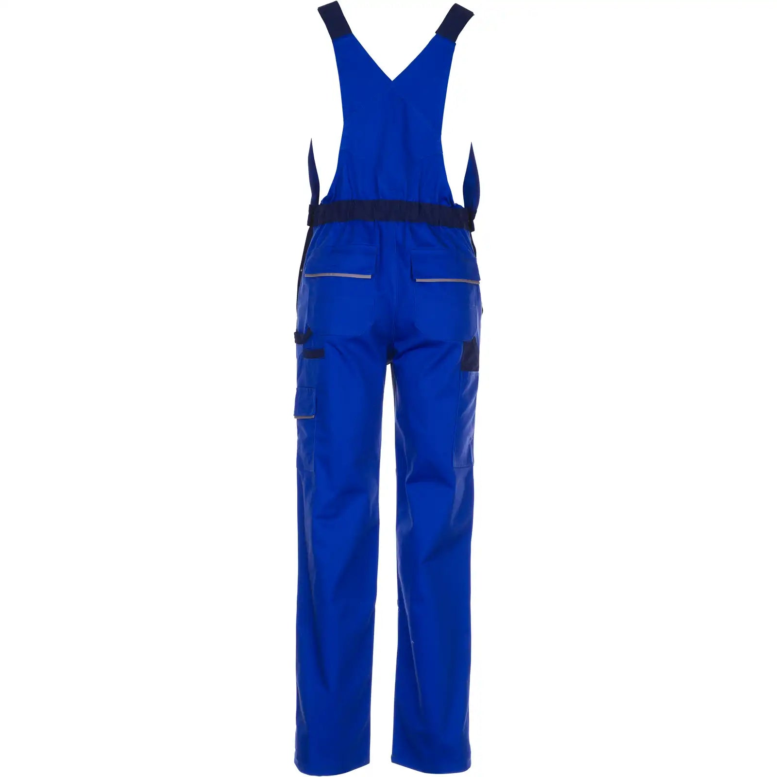 Planam Highline Latzhose kornblumenblau/marine/zink 102 kornblumenblau/marine/zink - Produktbild ohne Model