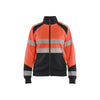 BLAKLADER 35082528 Hi Vis Reflective Half-zip Work Sweatshirt WOMEN - Brushed Inside