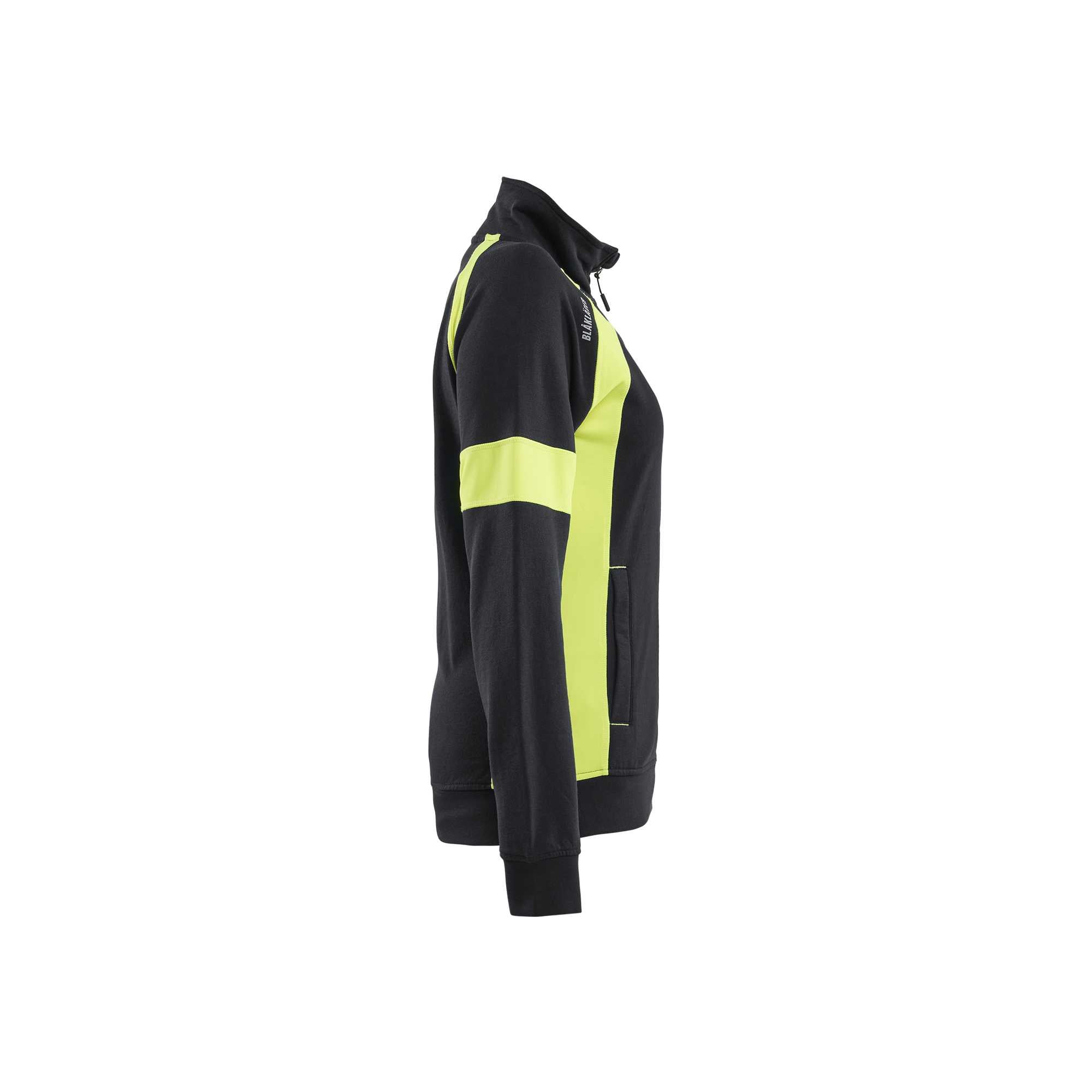 BLAKLADER 35681158 Hi Vis Reflective Full-zip Work Sweatshirt WOMEN - 100% Cotton