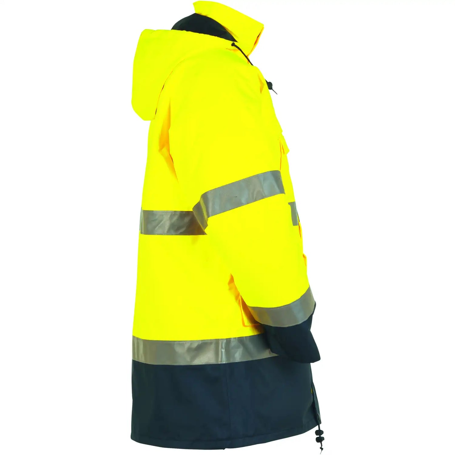 Planam Warnschutz Parka gelb/marine S gelb/marine - Produktbild ohne Model
