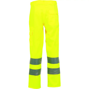 Planam Warnschutz Bundhose uni gelb 102 uni gelb - Produktbild ohne Model