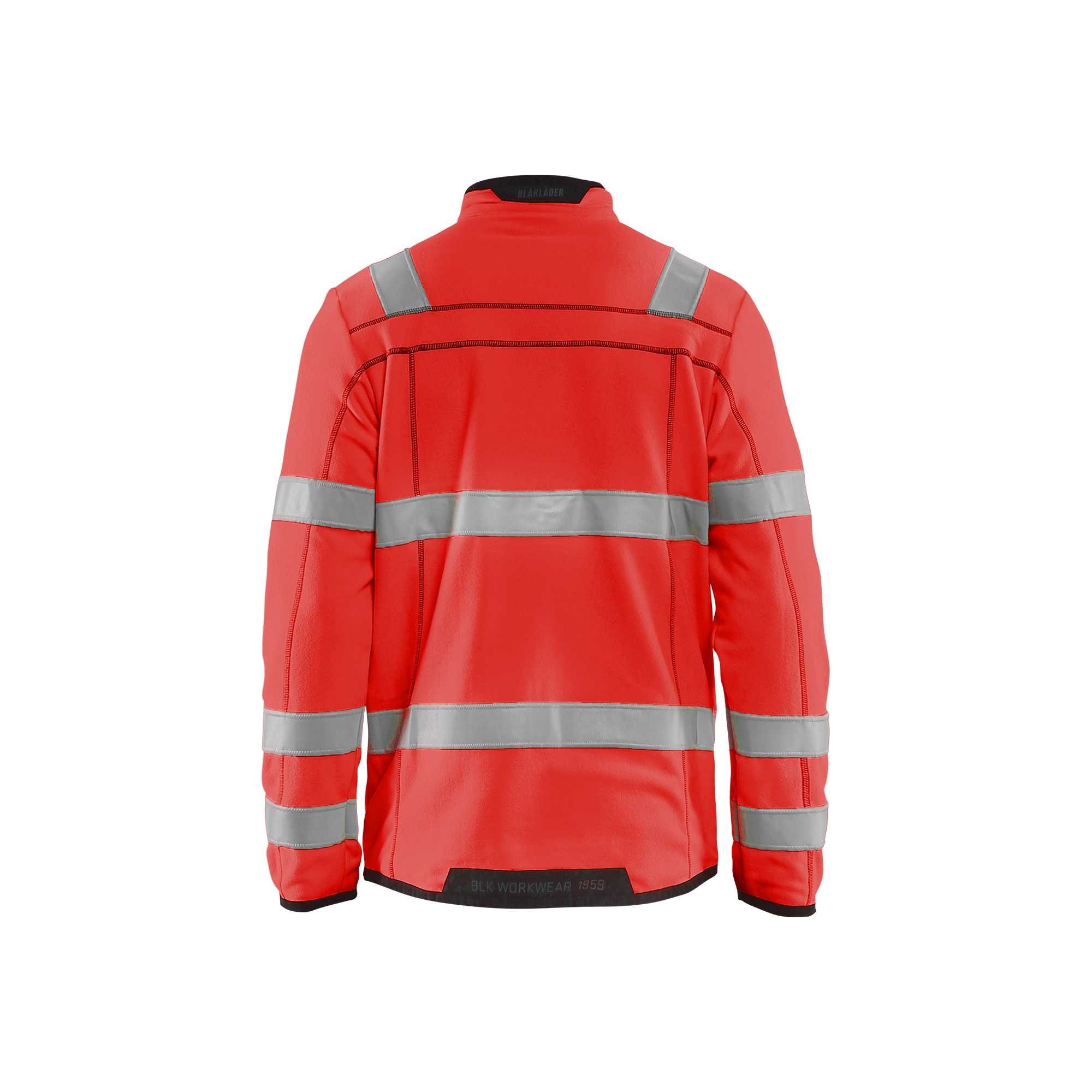 BLAKLADER 49411010 Hi Vis Microfleece Jacket Work Jacket MEN - Antipilling
