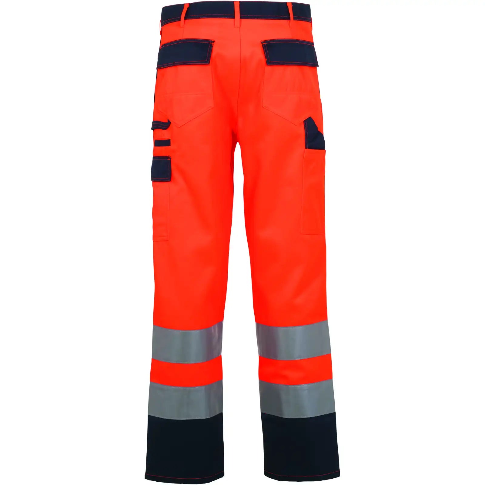 Planam Warnschutz Bundhose orange/marine 102 orange/marine - Produktbild ohne Model