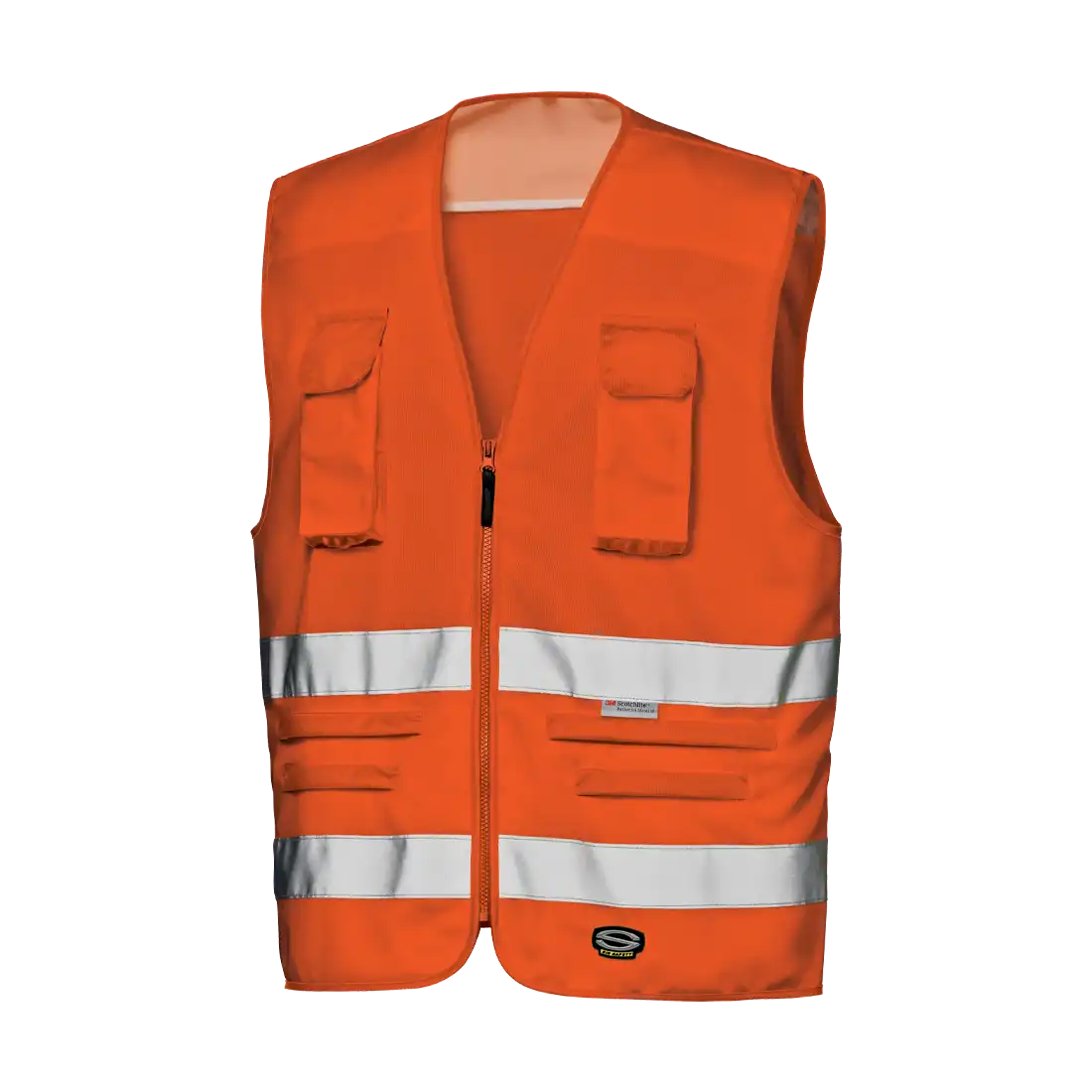 GILET DE CIRCULATION - Classe 2 - Haute visibilité - Double bande réfléchissante