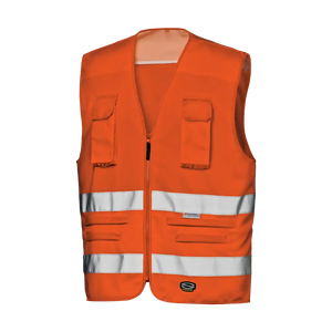 TRAFFIC GILET - Classe 2 - Alta Visibilità - Doppia Banda Riflettente