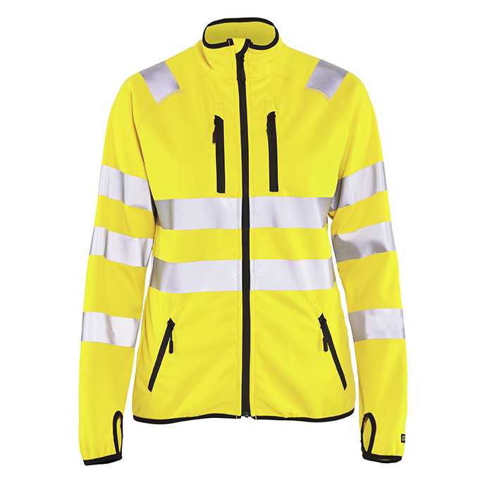 BLAKLADER 49262512 Women's Hi Vis Softshell Jacket Softshell Work Jacket WOMEN - Windproof