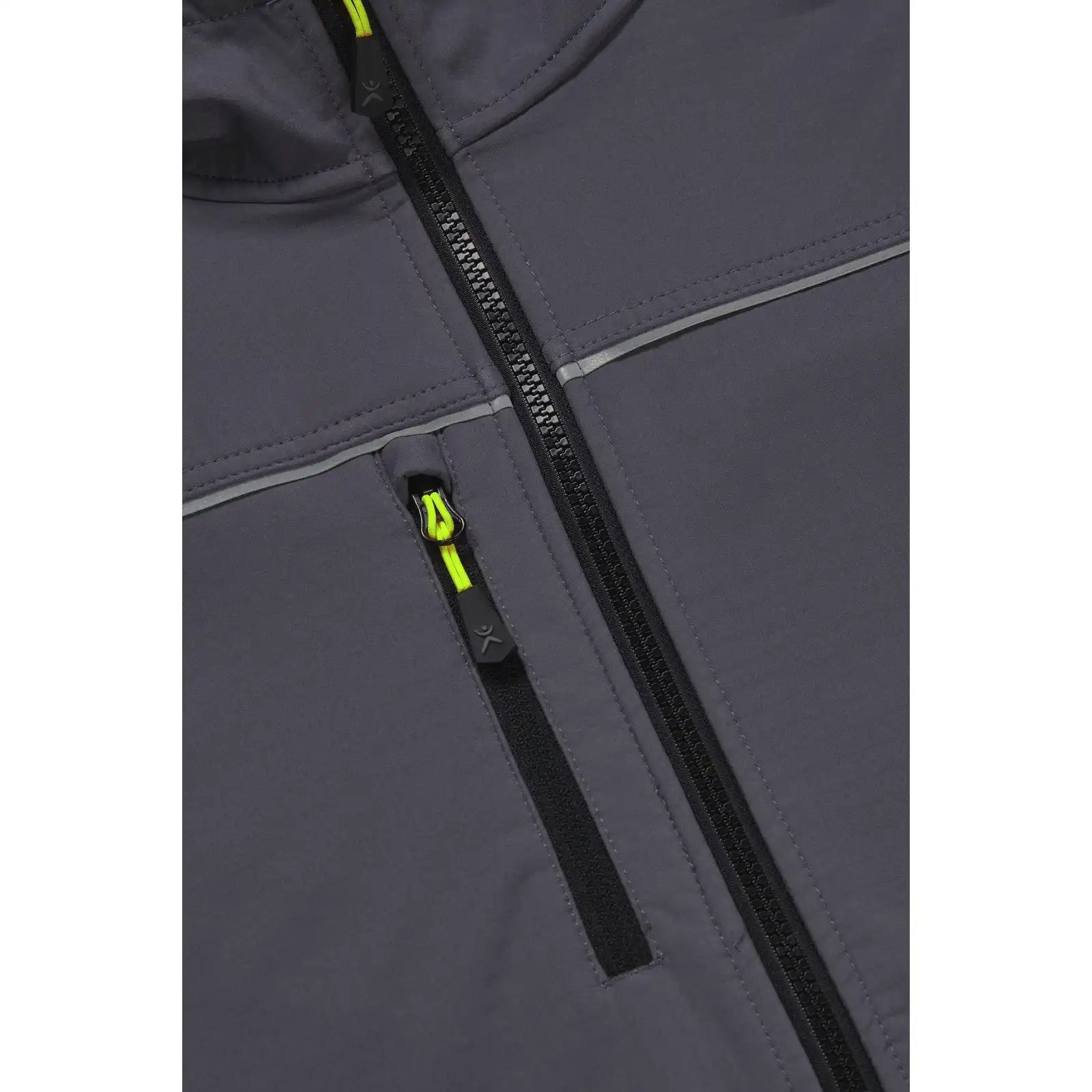 Planam rECOline Softshelljacke schiefer/schwarz XS schiefer/schwarz - Extra Detailbild