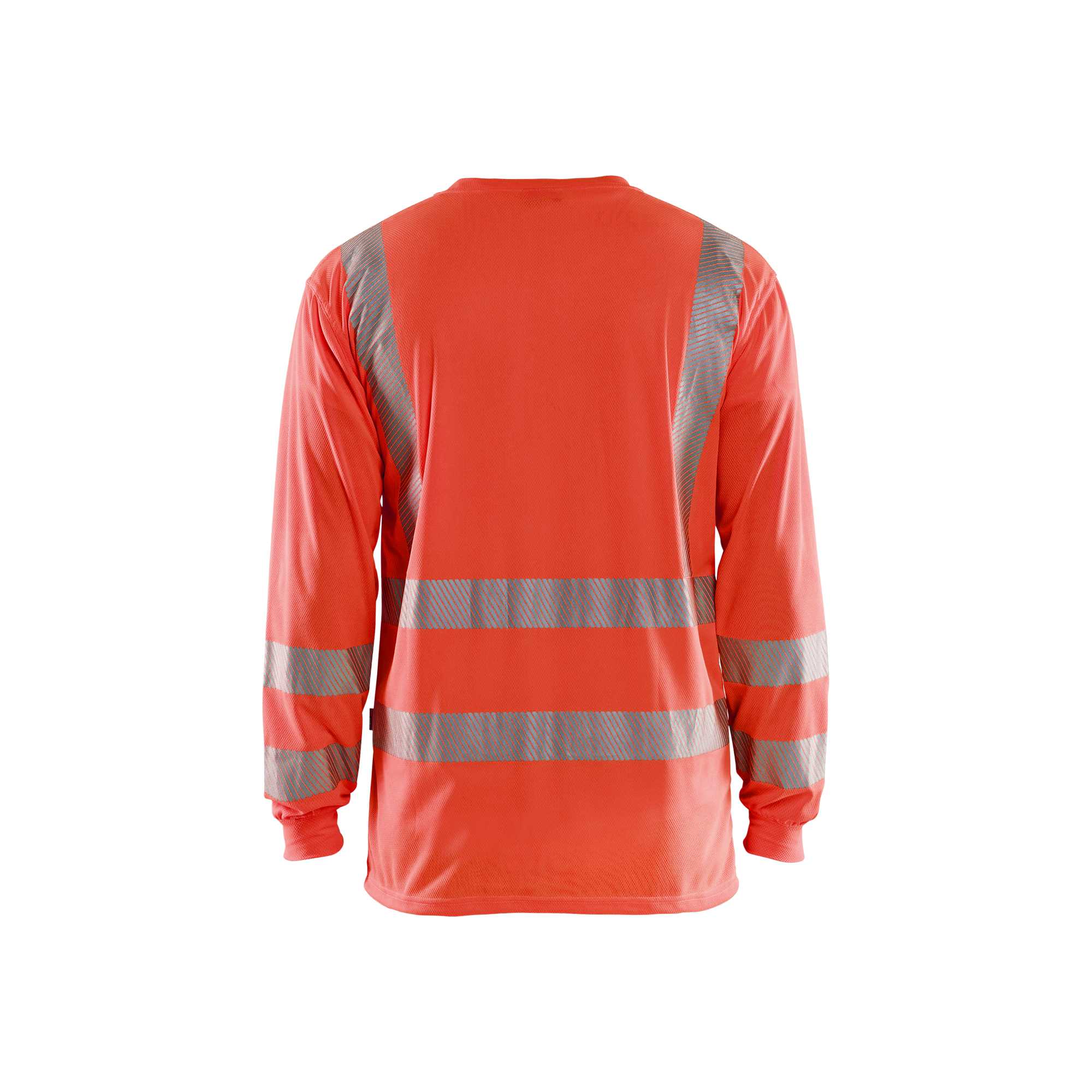 BLAKLADER 33851013 Hi Vis UV Long sleeved T shirt Hi Vis Reflective Long Sleeve Work T-Shirt MEN - 100% Polyester