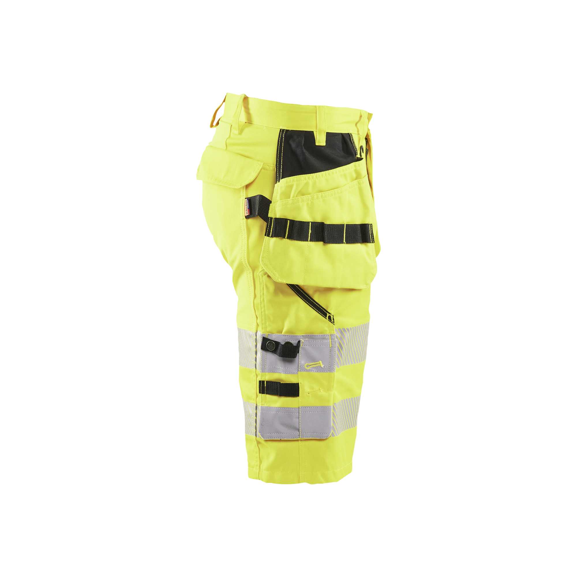 BLAKLADER 15861811 | Hi Vis shorts with stretch Hi Vis Reflective Work Shorts Men - Class 2 Certified