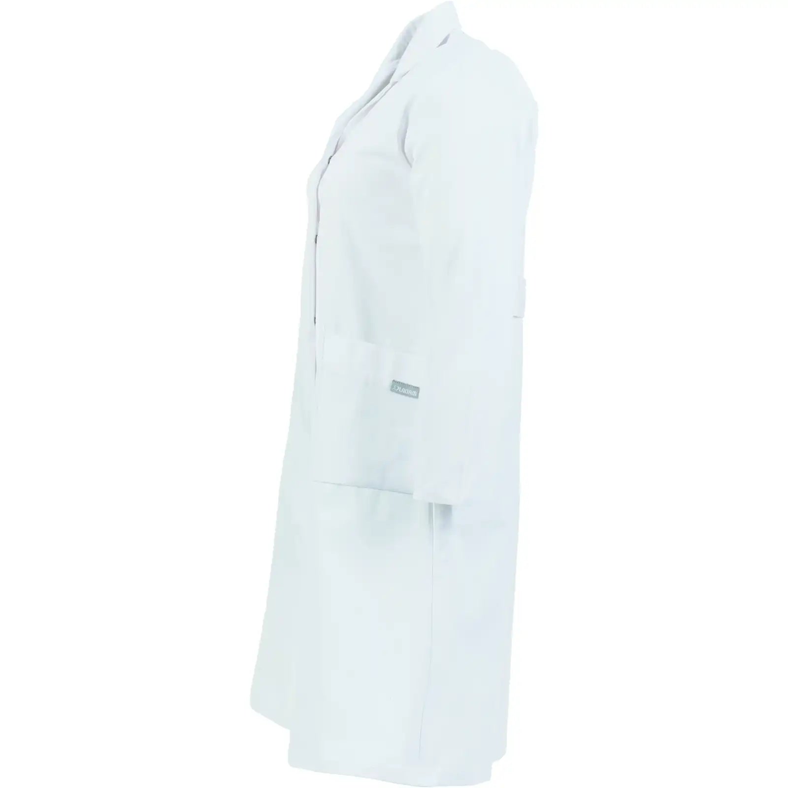 Planam Damen Mantel Baumwolle Langarm reinweiß 36 reinweiß - Produktbild ohne Model