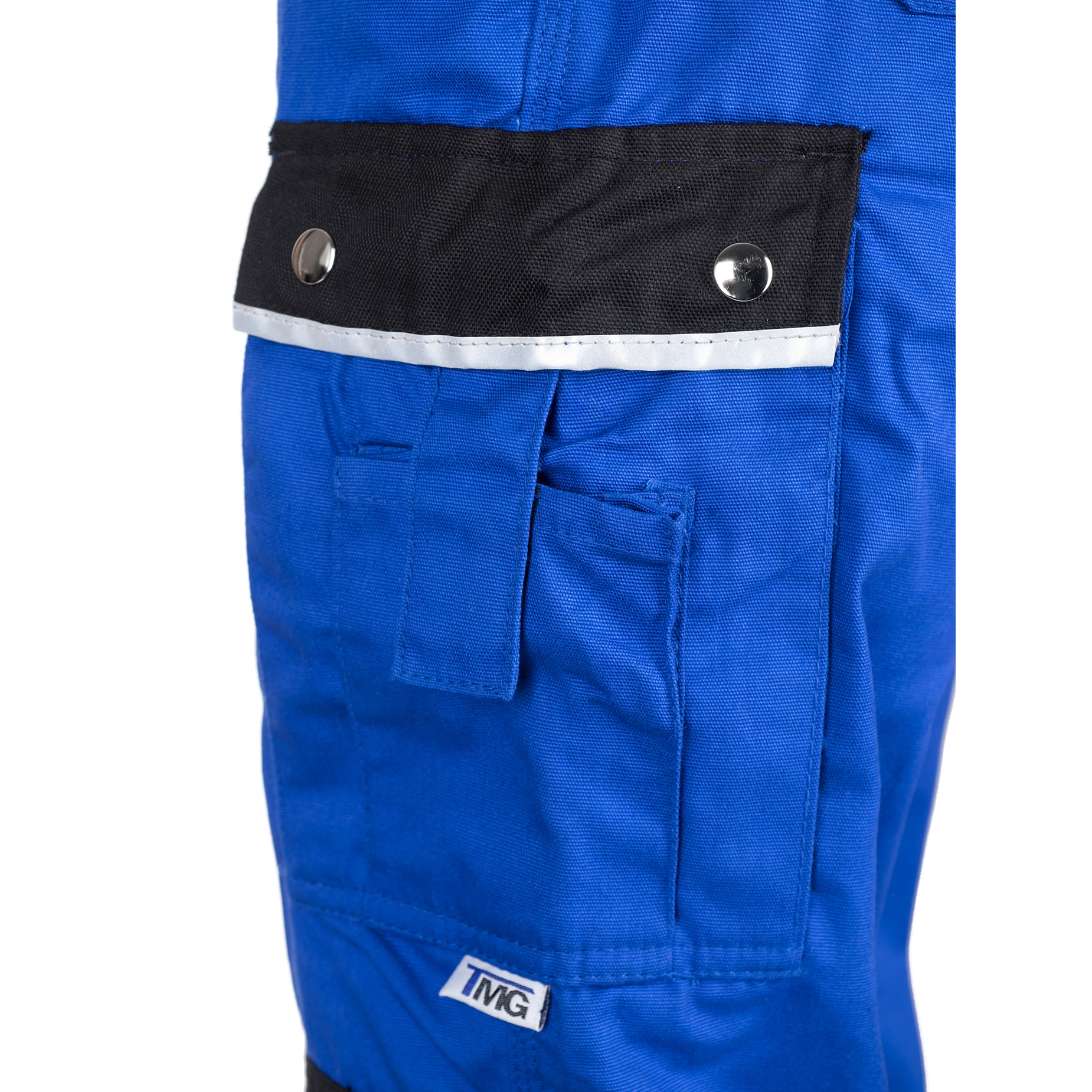 TMG Style Work trousers blue - Bundhose-Style-blue-detail-2