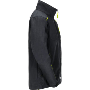 Planam Outdoor Neon Softshelljacke grau/grün S grau/grün - Produktbild ohne Model