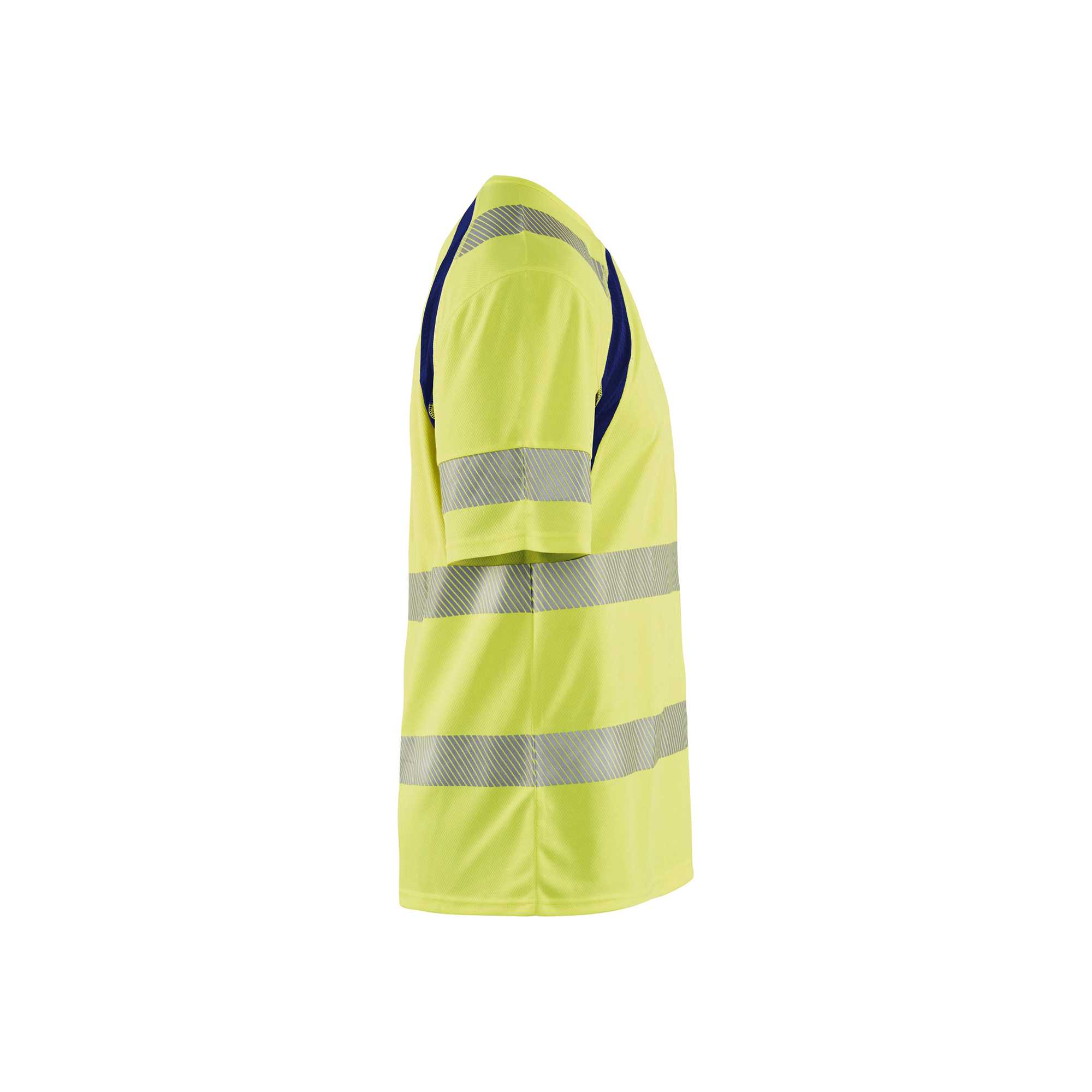 BLAKLADER 33971013 Hi Vis UV protected T shirt Hi Vis Reflective Short Sleeve Work T-Shirt MEN - 100% Polyester