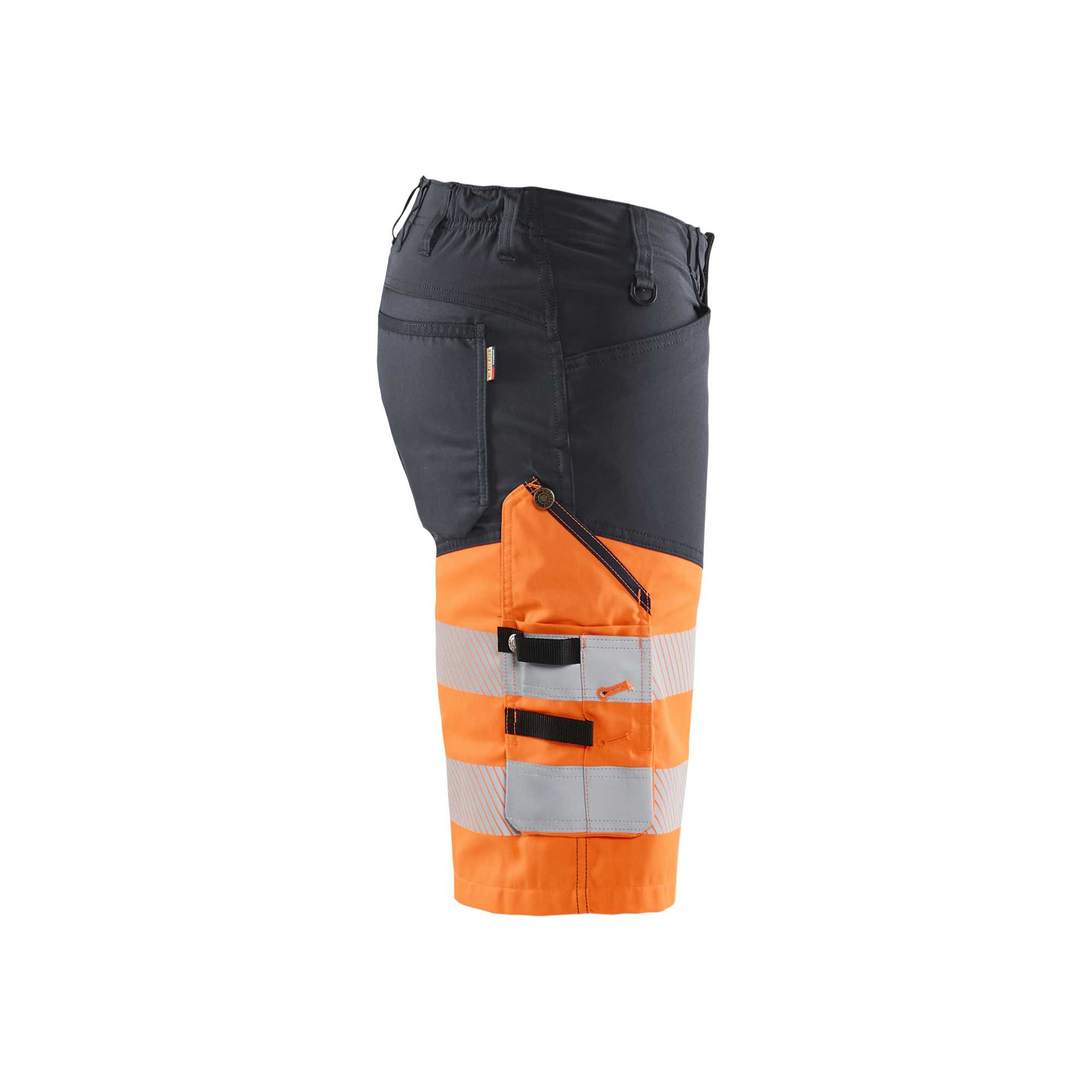 BLAKLADER 15411811 | Hi Vis shorts with stretch Hi Vis Reflective Work Shorts Men - Class 1 Certified