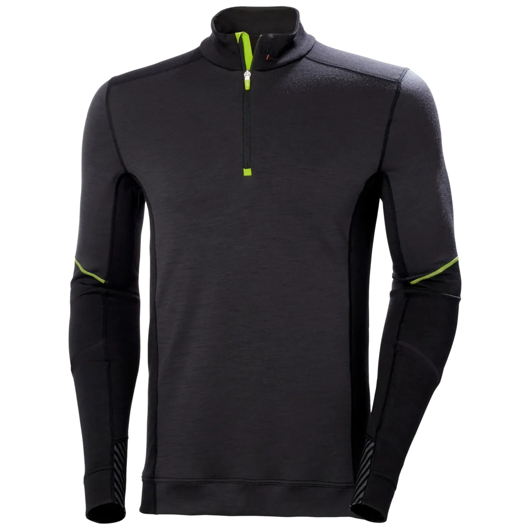 Helly Hansen Maglietta Termica Uomo LIFA Active Mezza Zip – Strato Base 2 Strati, Traspirante, Con Materiali Riciclati, Taglie S-XXL