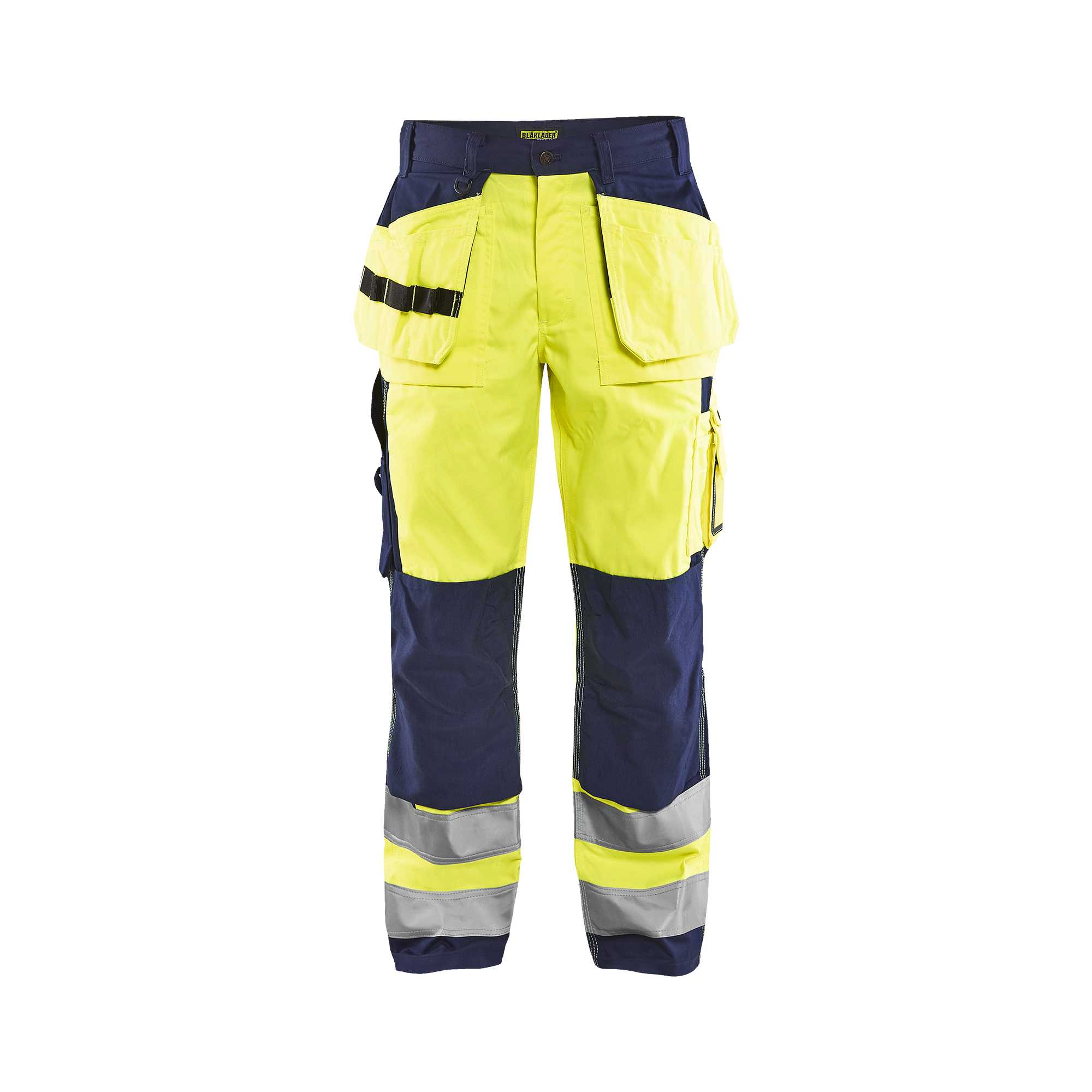 BLAKLADER 15331860 | Warnschutz-Hose Warnschutz Reflektierende Arbeitshose Herren - Twill-Gewebe