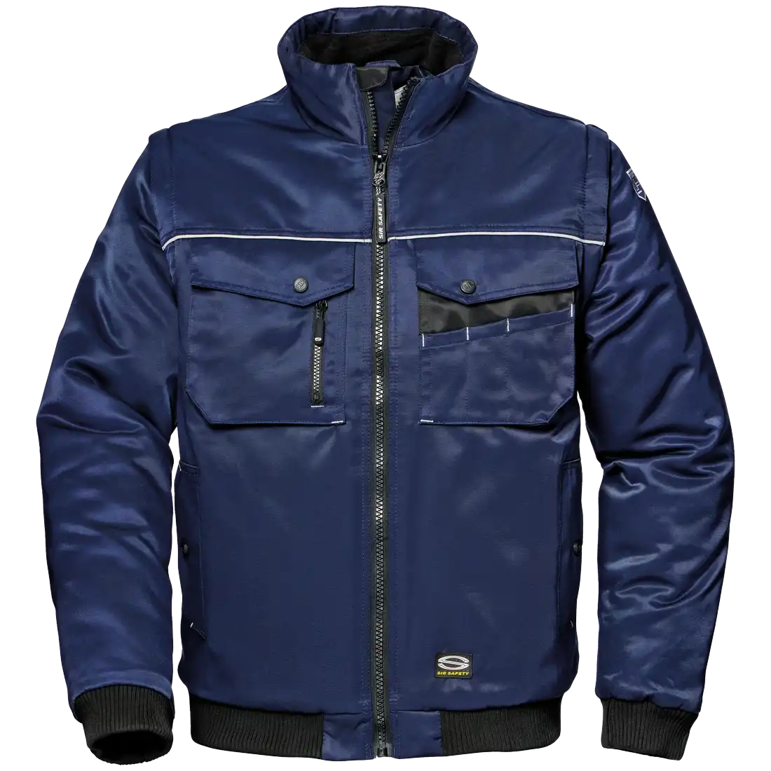 PATRIOT BLOUSON Jacket - Reflective Piping - Detachable Sleeves - Breathable Fabric - Image 1