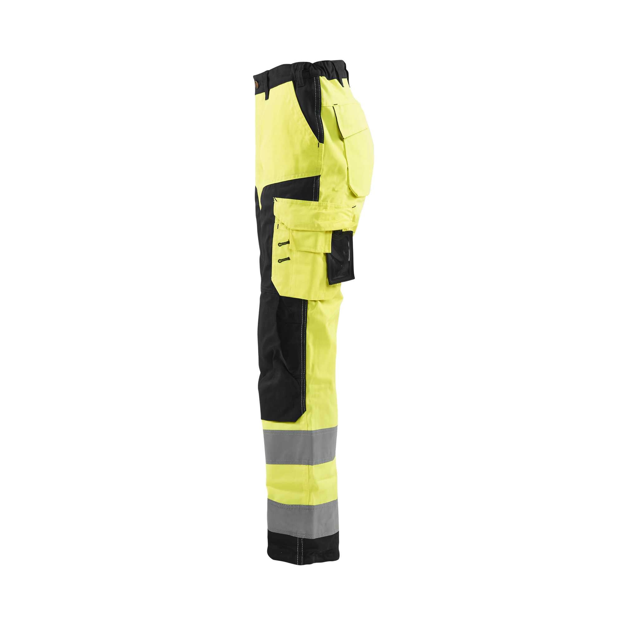 BLAKLADER 71551811 | Women's Hi Vis Trousers Hi Vis Reflective Work Trousers Women - twill fabric